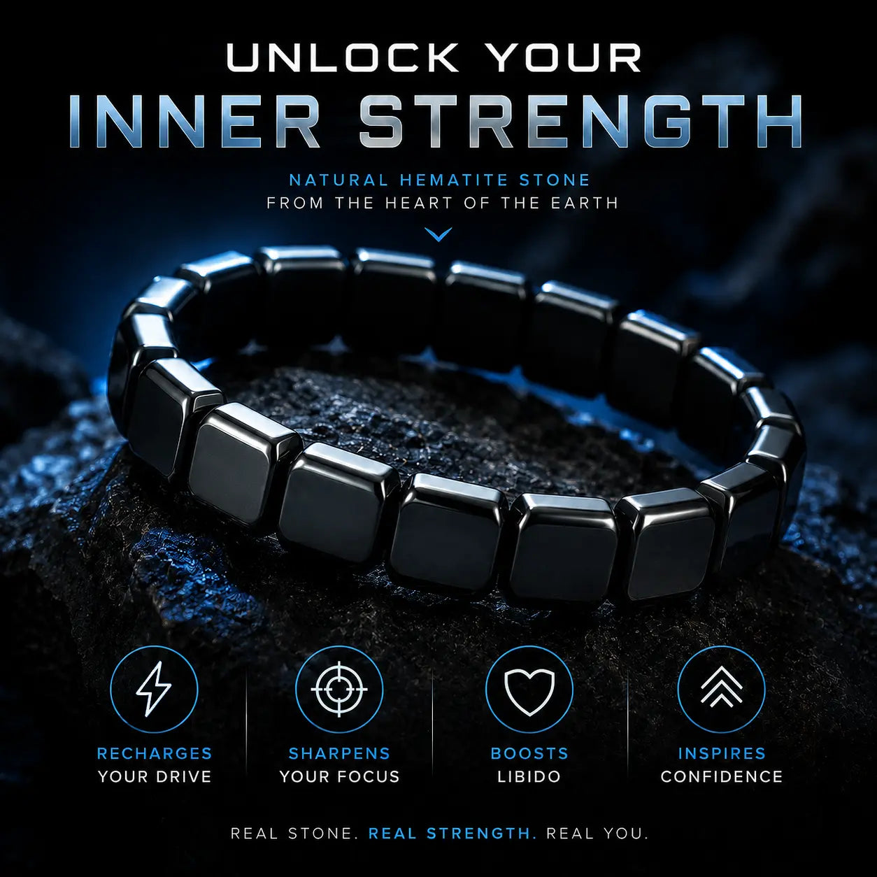 Ferros® Hematite Bracelet